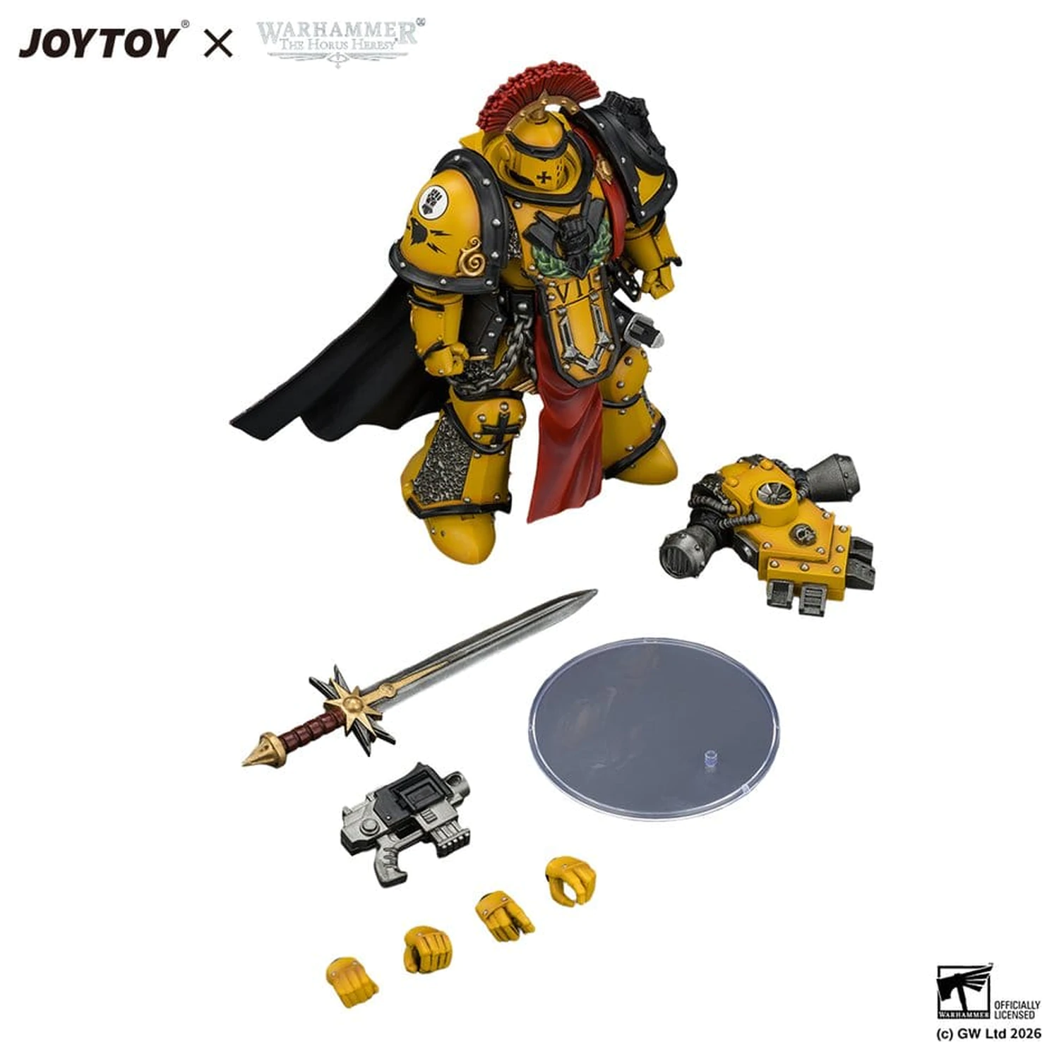 Warhammer Action Figure Imperial Fists Legion Praetor in Mk III Armour 13 cm product photo