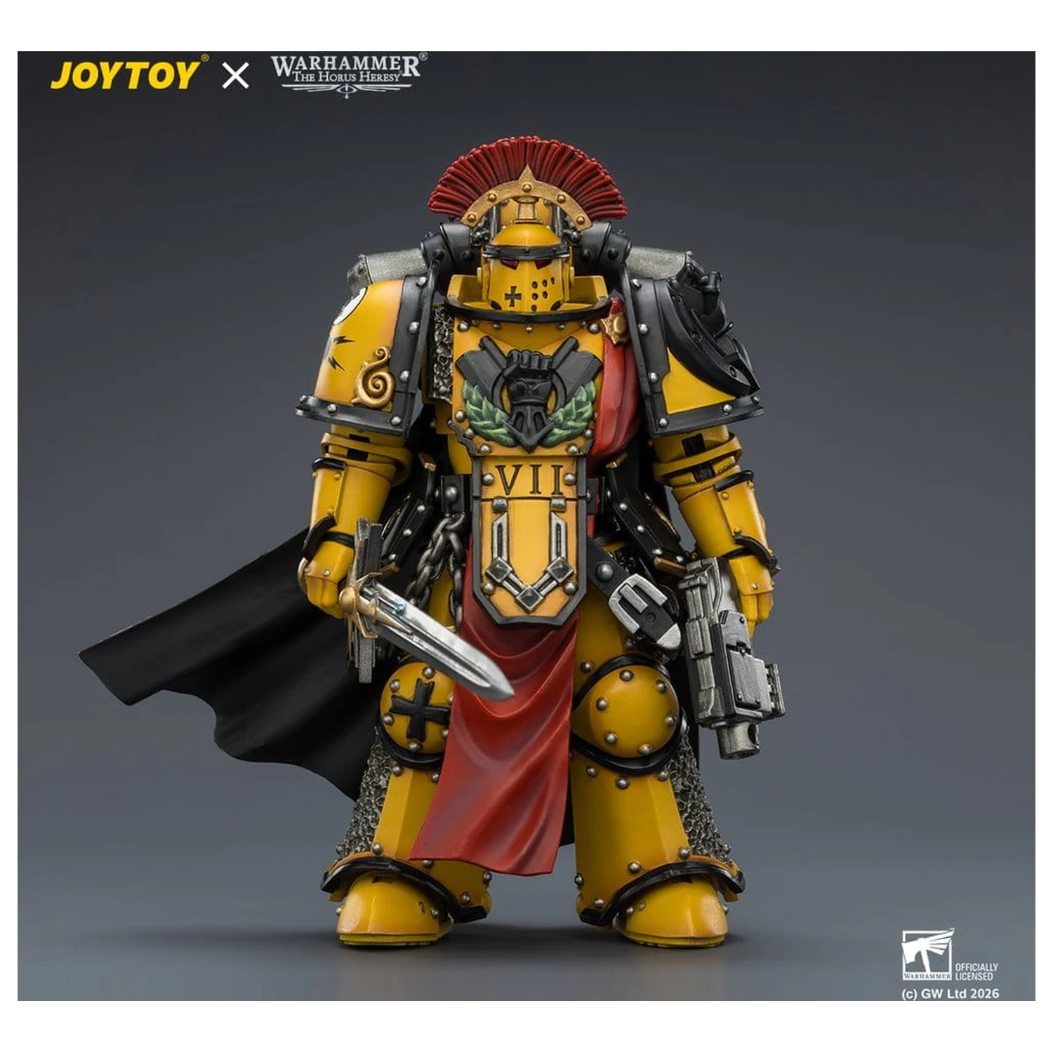 Warhammer Action Figure Imperial Fists Legion Praetor in Mk III Armour 13 cm product photo