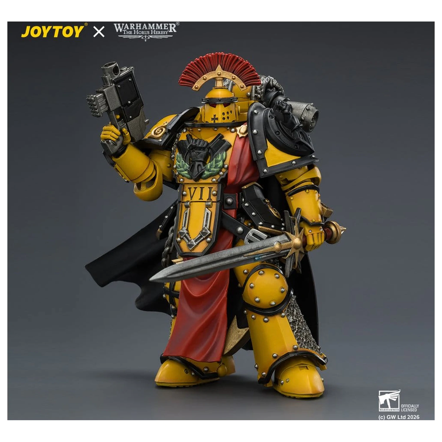 Warhammer Action Figure Imperial Fists Legion Praetor in Mk III Armour 13 cm product photo
