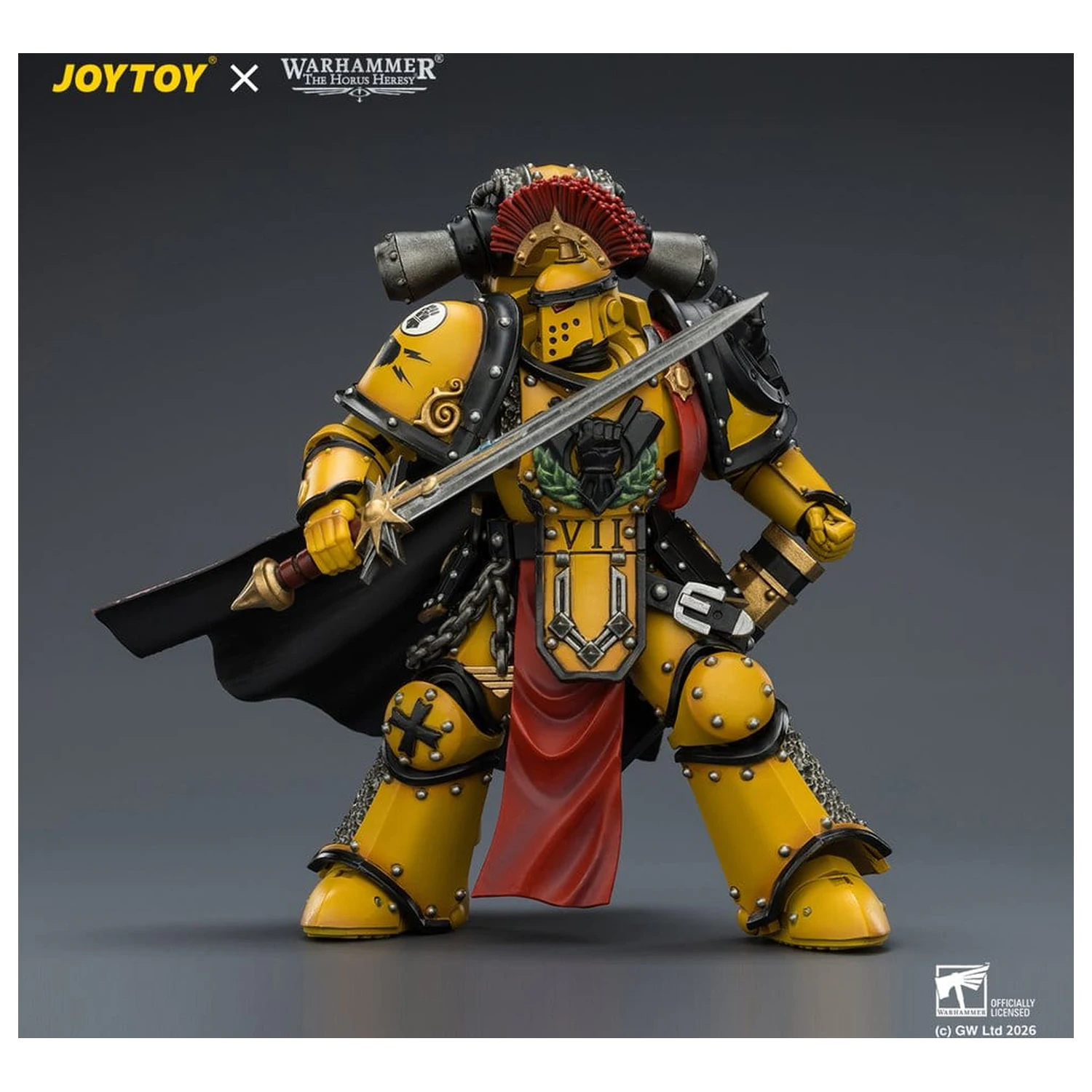 Warhammer Action Figure Imperial Fists Legion Praetor in Mk III Armour 13 cm product photo