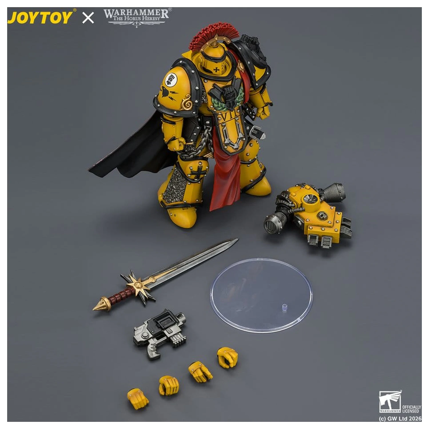 Warhammer Action Figure Imperial Fists Legion Praetor in Mk III Armour 13 cm product photo