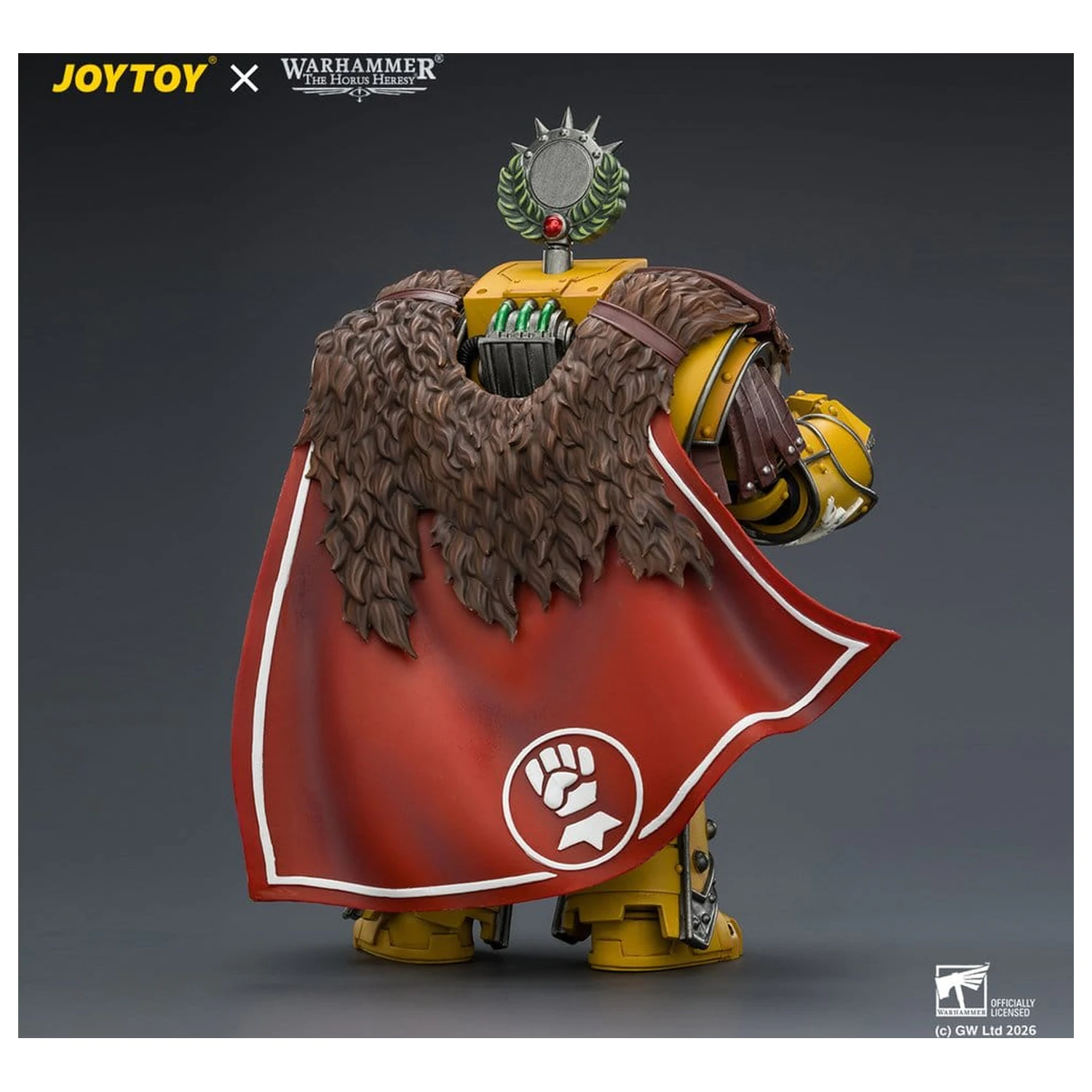 Warhammer Action Figure Imperial Fists Lord Castellan Evander Garrius, The Tyrant of Cthonia 14 cm product photo