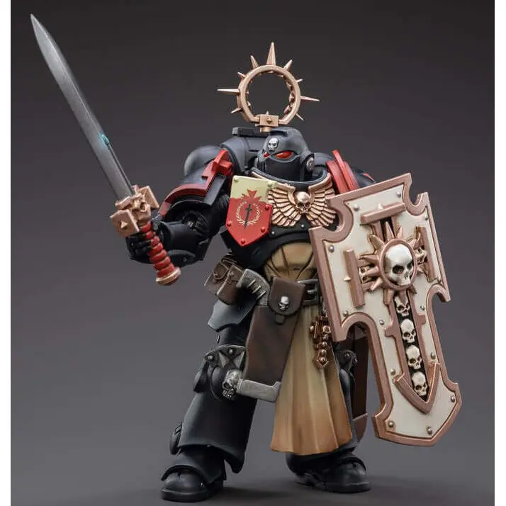 Warhammer 40k Action Figure 1/18 Primaris Space Marines Black Templars Bladeguard Veteran 12 cm product photo