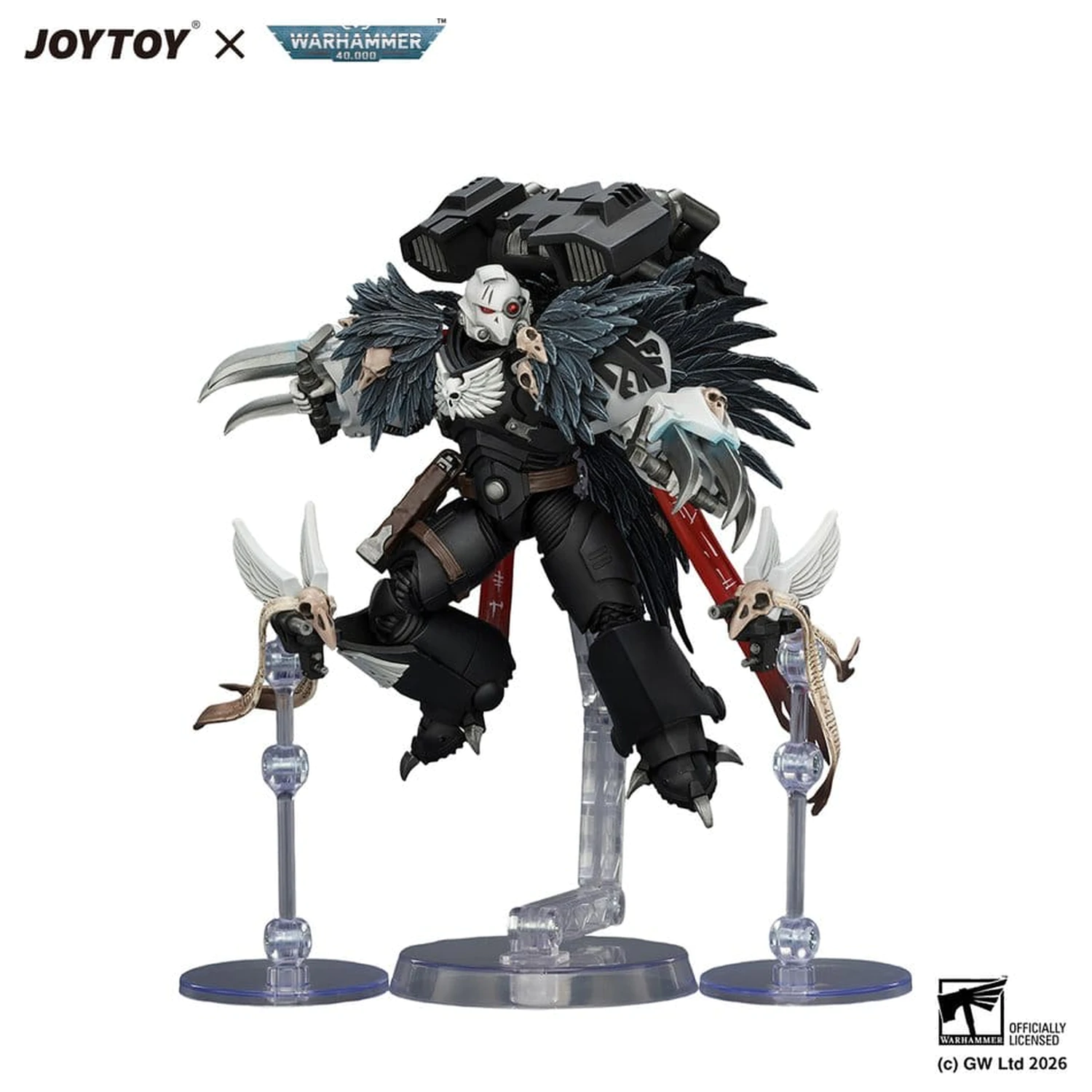 Warhammer Action Figure Raven Guard Chapter Master Aethon Shaan 13 cm product photo