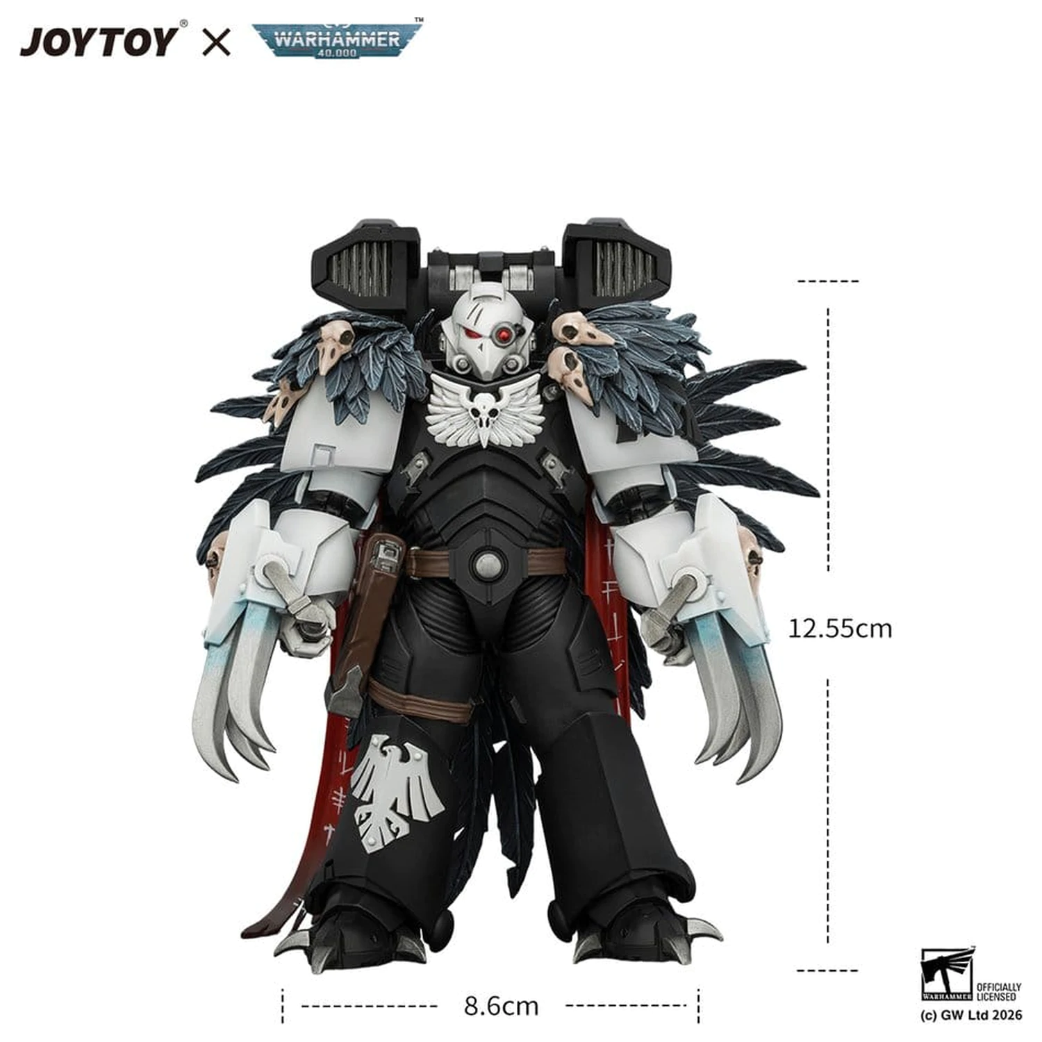 Warhammer Action Figure Raven Guard Chapter Master Aethon Shaan 13 cm product photo