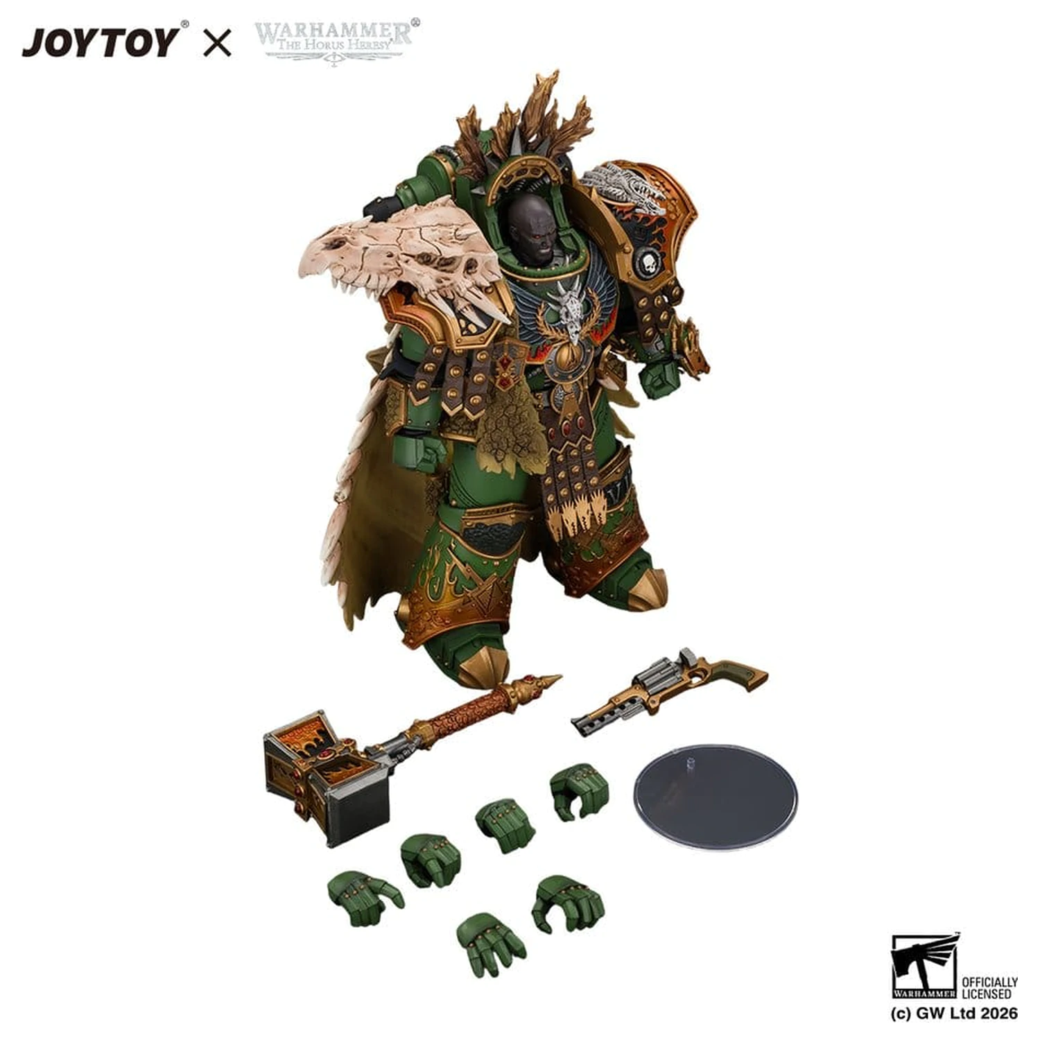 Warhammer Action Figure Salamanders Vulkan, Primarch of the XVIIIth Legion 21 cm product photo