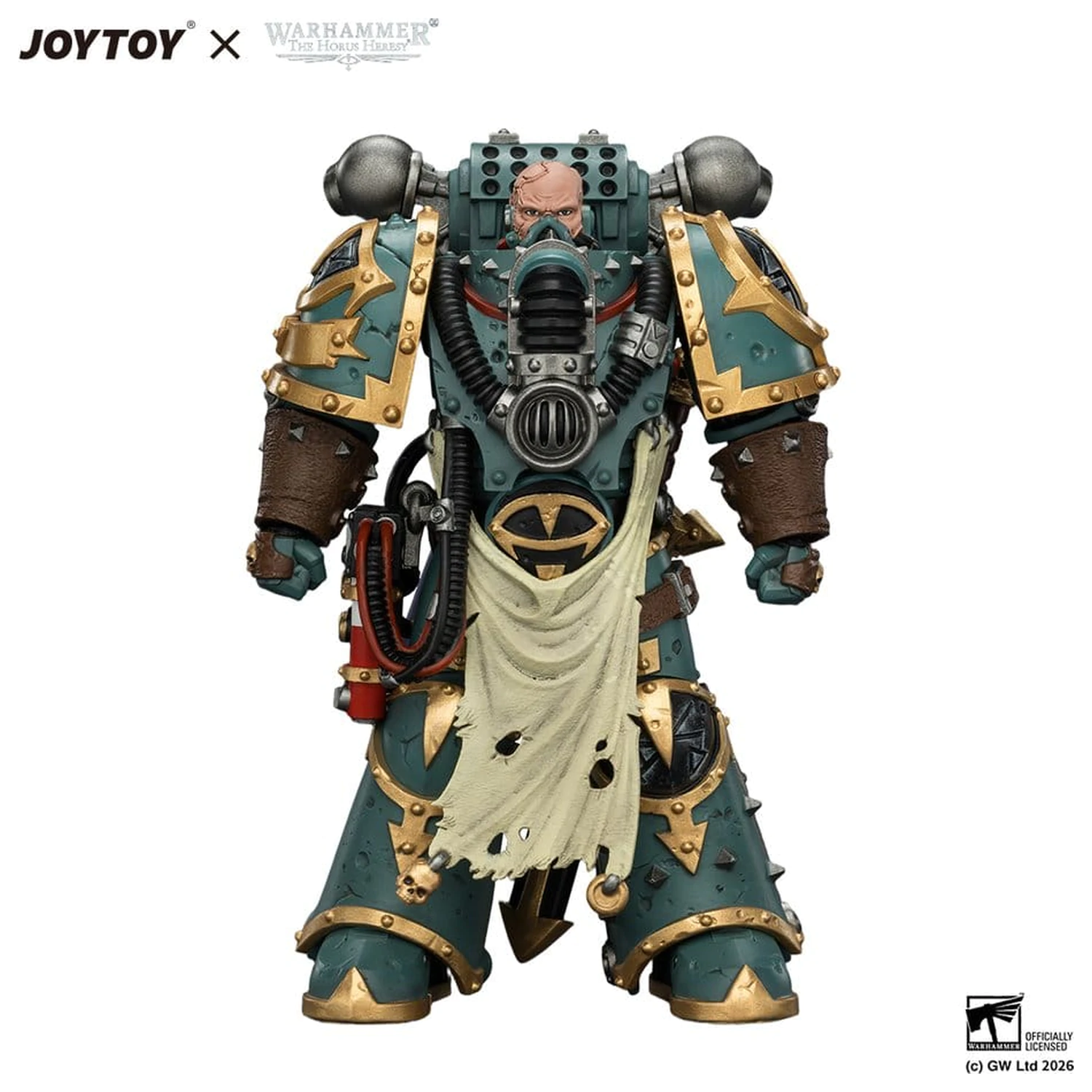 Warhammer Action Figure Sons of Horus Maloghurst the Twisted, the Warmaster's Equerry 13 cm product photo