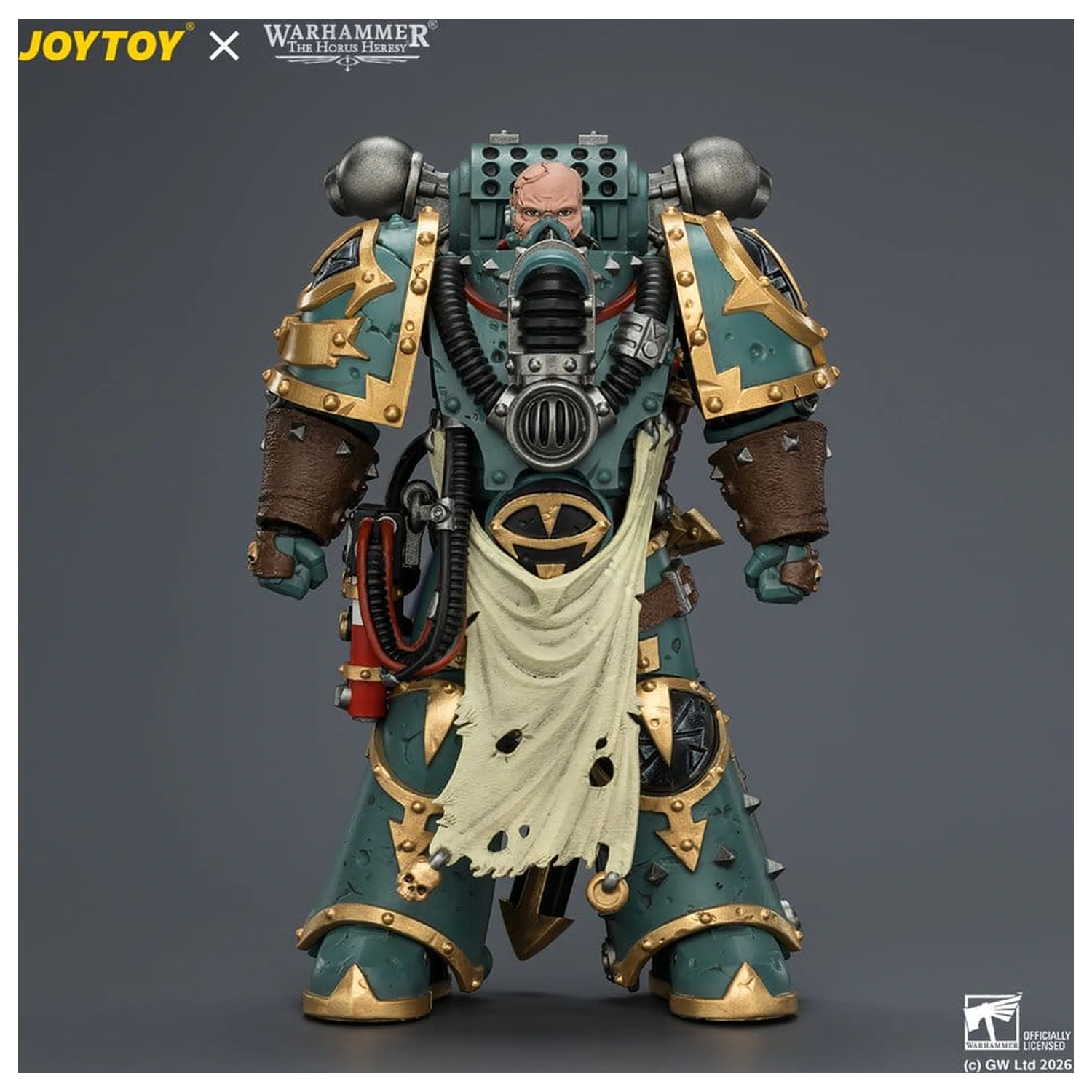 Warhammer Action Figure Sons of Horus Maloghurst the Twisted, the Warmaster's Equerry 13 cm product photo