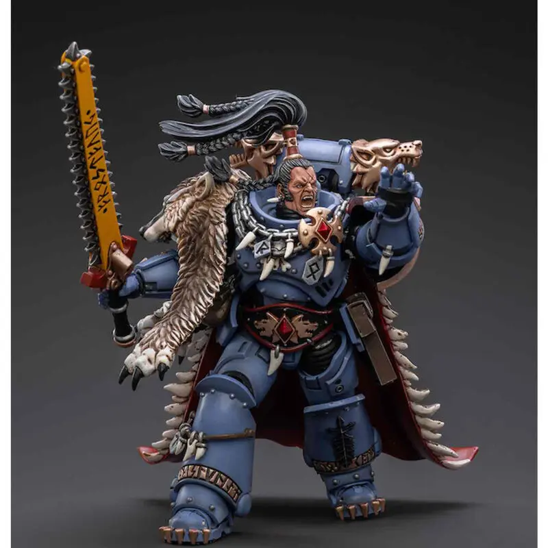 Warhammer 40k Action Figure 1/18 Space Wolves Ragnar Blackmane 13 cm termékfotó