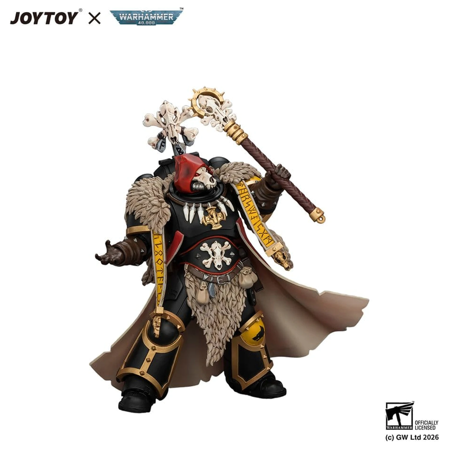 Warhammer Action Figure Space Wolves Wolf Priest 12 cm product photo