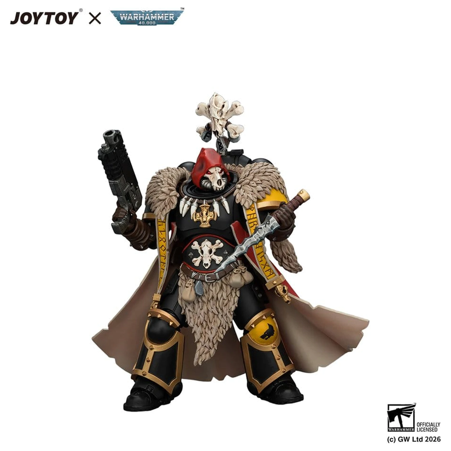 Warhammer Action Figure Space Wolves Wolf Priest 12 cm product photo