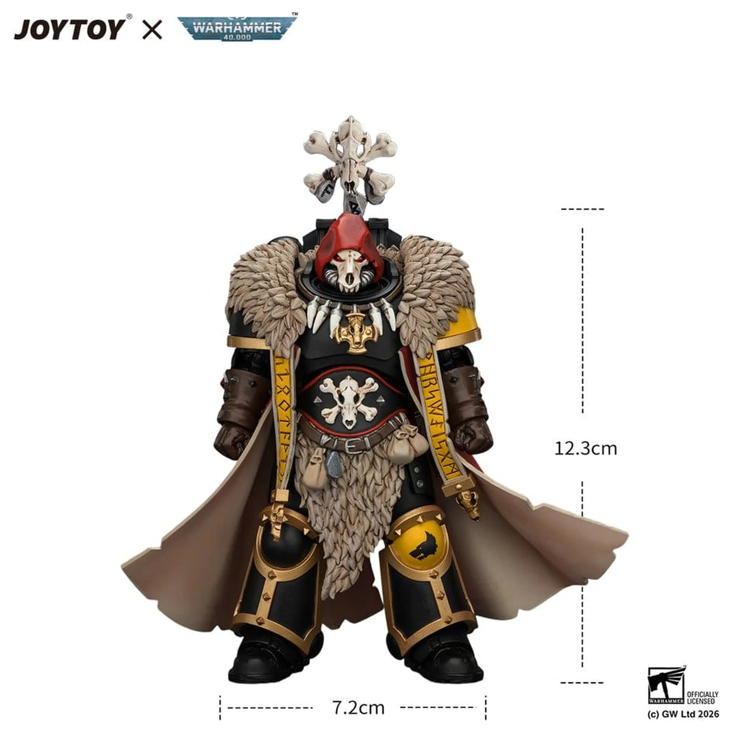 Warhammer Action Figure Space Wolves Wolf Priest 12 cm product photo