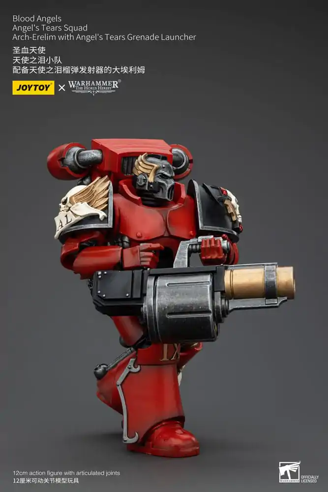 Warhammer The Horus Heresy Action Figure 1/18 Blood Angels Angel's Tears Squad Arch-Erelim with Angel's Tears Grenade Launcher 12 cm termékfotó