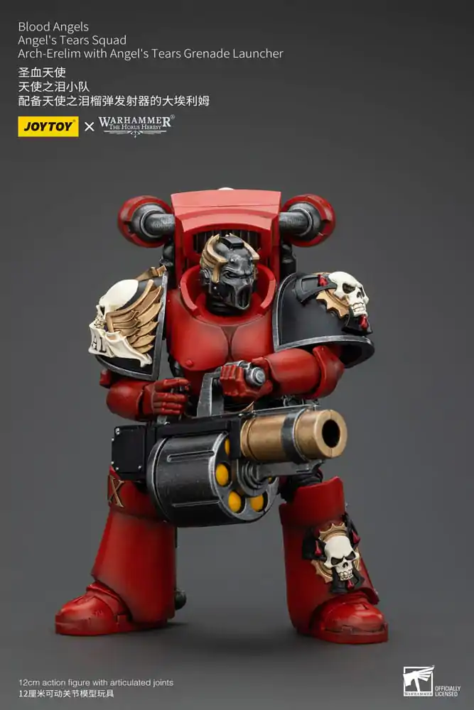 Warhammer The Horus Heresy Action Figure 1/18 Blood Angels Angel's Tears Squad Arch-Erelim with Angel's Tears Grenade Launcher 12 cm termékfotó