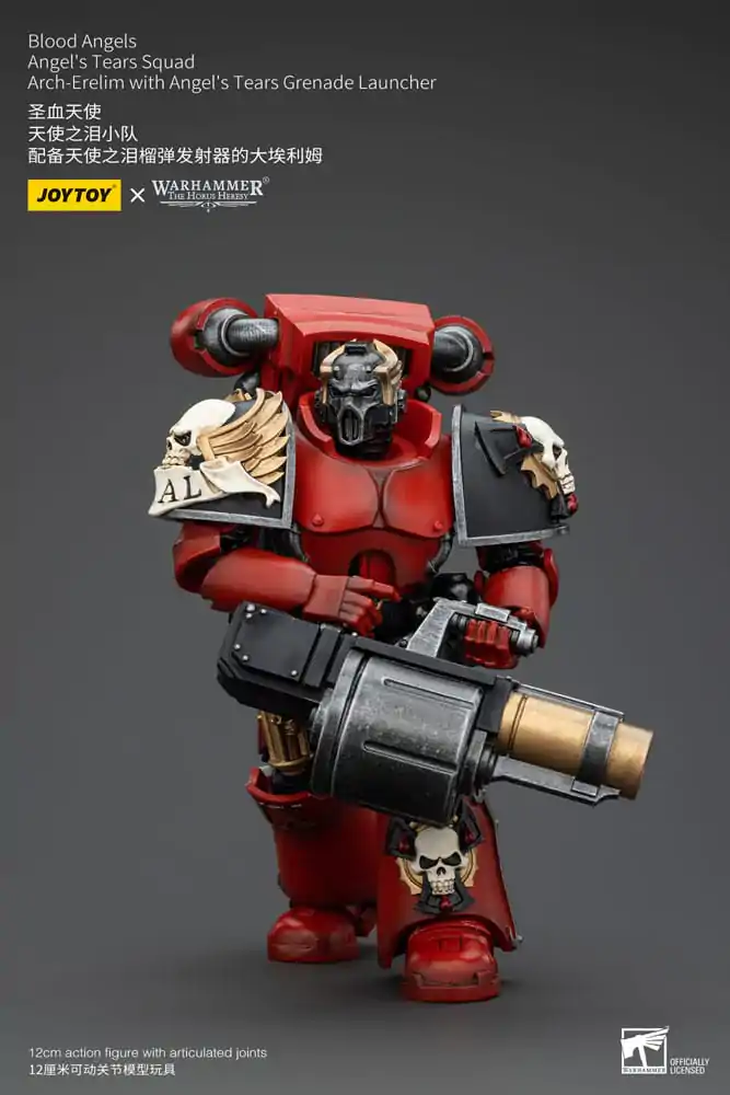 Warhammer The Horus Heresy Action Figure 1/18 Blood Angels Angel's Tears Squad Arch-Erelim with Angel's Tears Grenade Launcher 12 cm termékfotó