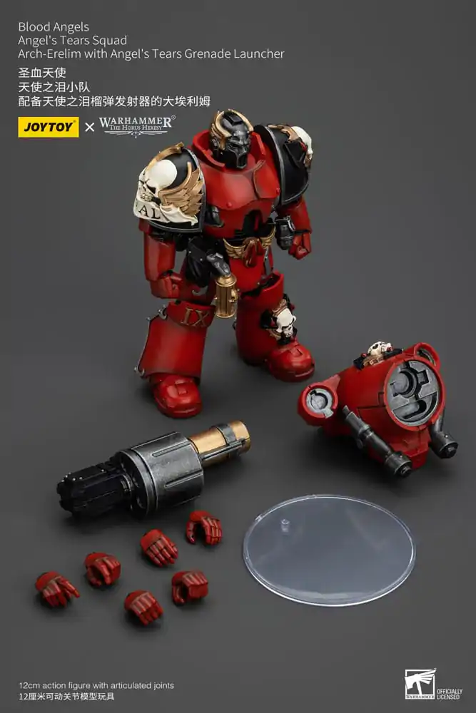 Warhammer The Horus Heresy Action Figure 1/18 Blood Angels Angel's Tears Squad Arch-Erelim with Angel's Tears Grenade Launcher 12 cm termékfotó