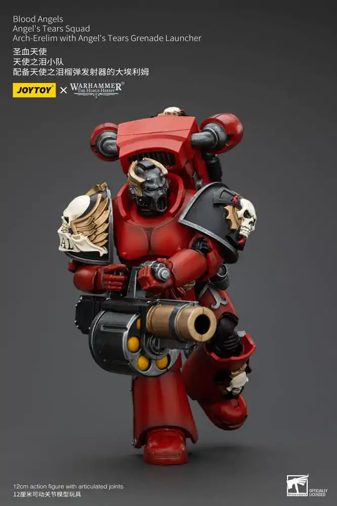 Warhammer The Horus Heresy Action Figure 1/18 Blood Angels Angel's Tears Squad Arch-Erelim with Angel's Tears Grenade Launcher 12 cm termékfotó