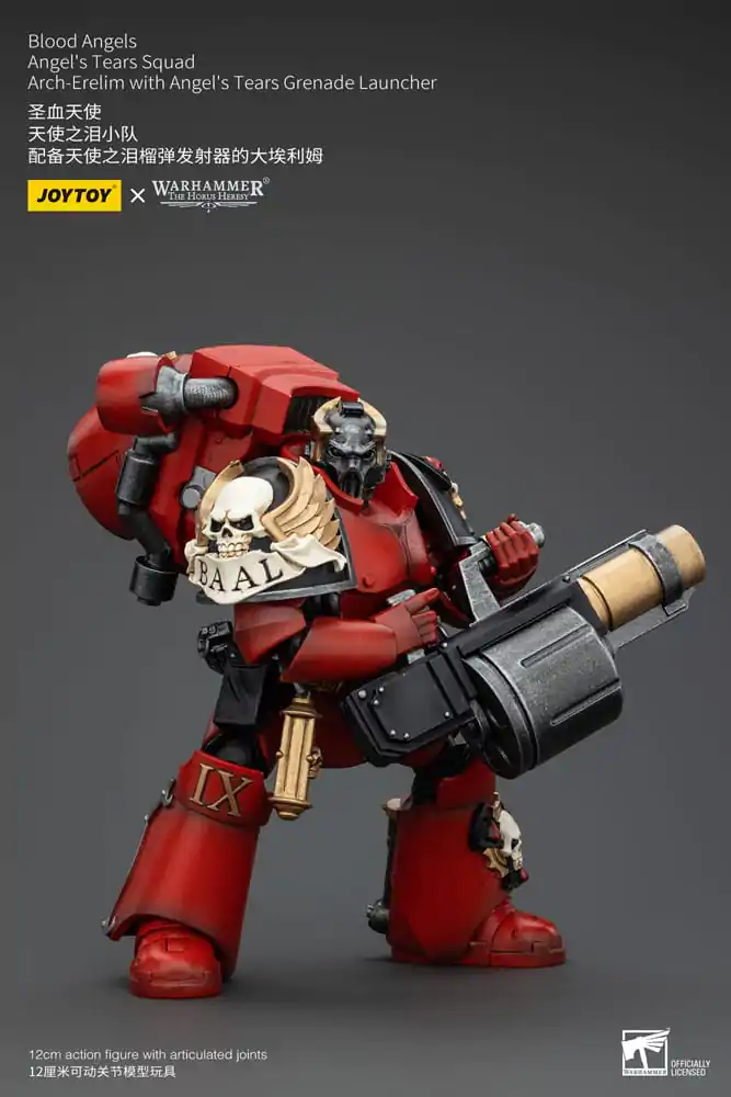 Warhammer The Horus Heresy Action Figure 1/18 Blood Angels Angel's Tears Squad Arch-Erelim with Angel's Tears Grenade Launcher 12 cm termékfotó