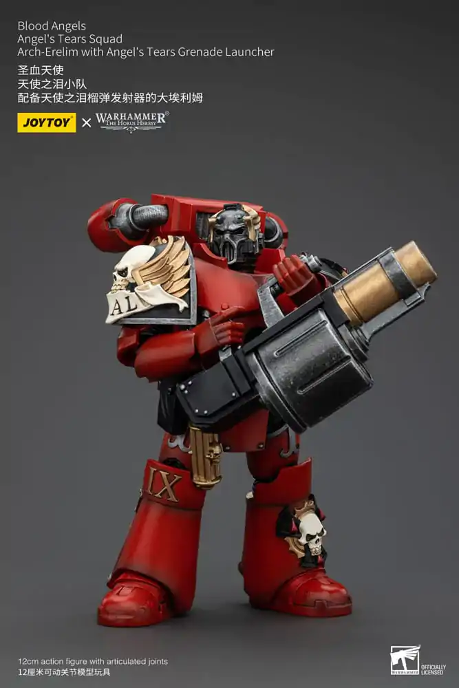 Warhammer The Horus Heresy Action Figure 1/18 Blood Angels Angel's Tears Squad Arch-Erelim with Angel's Tears Grenade Launcher 12 cm termékfotó