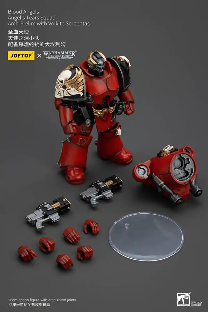 Warhammer The Horus Heresy Action Figure 1/18 Blood Angels Angel's Tears Squad Arch-Erelim with Volkite Serpentas 12 cm termékfotó