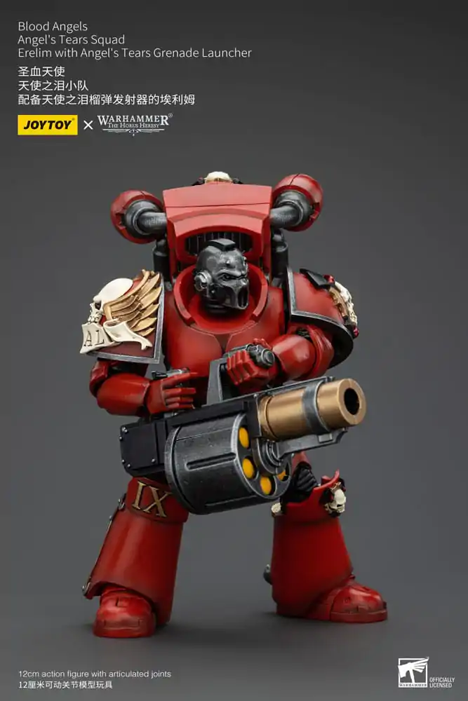 Warhammer The Horus Heresy Action Figure 1/18 Blood Angels Angel's Tears Squad Erelim with Angel's Tears Grenade Launcher 12 cm termékfotó