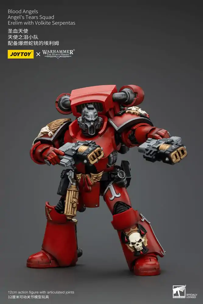 Warhammer The Horus Heresy Action Figure 1/18 Blood Angels Angel's Tears SquadErelim with Volkite Serpentas 12 cm termékfotó