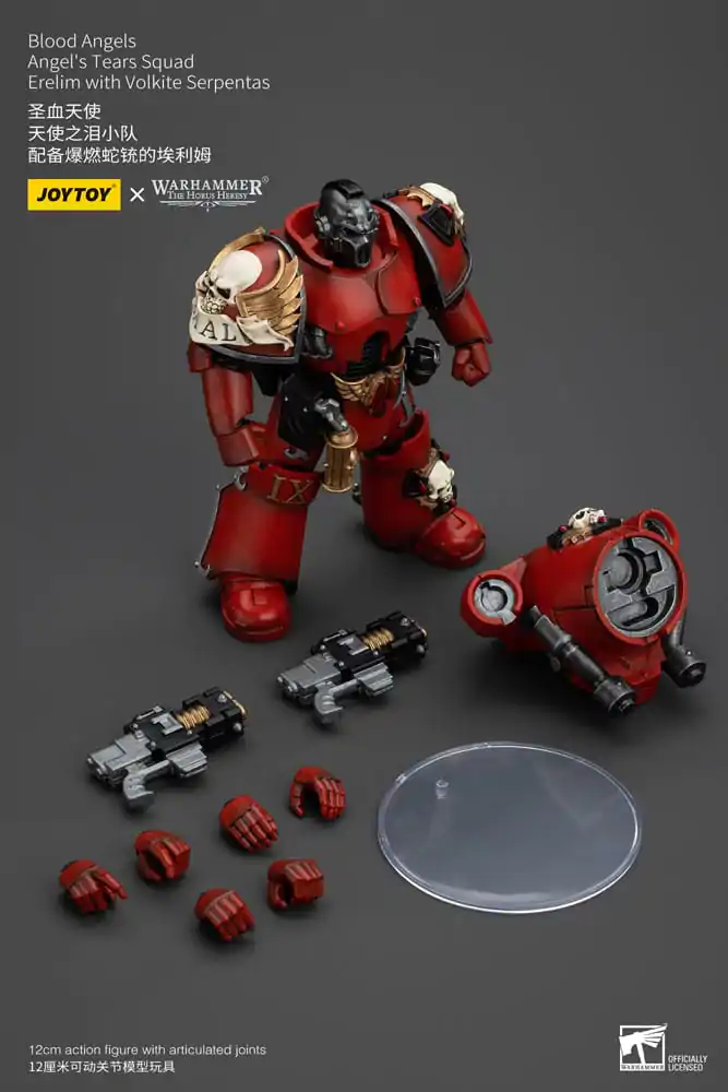 Warhammer The Horus Heresy Action Figure 1/18 Blood Angels Angel's Tears SquadErelim with Volkite Serpentas 12 cm termékfotó