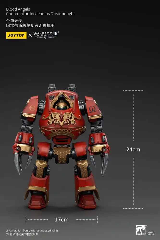 Warhammer The Horus Heresy Action Figure 1/18 Blood Angels Contemptor-Incaendius Dreadnought 24 cm termékfotó