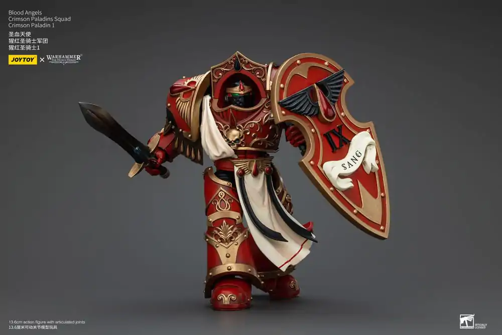 Warhammer The Horus Heresy Action Figure 1/18 Blood Angels Crimson Paladins Squad Crimson Paladin 1 14 cm termékfotó