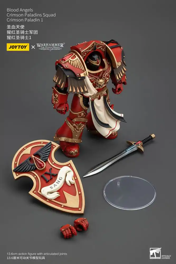 Warhammer The Horus Heresy Action Figure 1/18 Blood Angels Crimson Paladins Squad Crimson Paladin 1 14 cm termékfotó