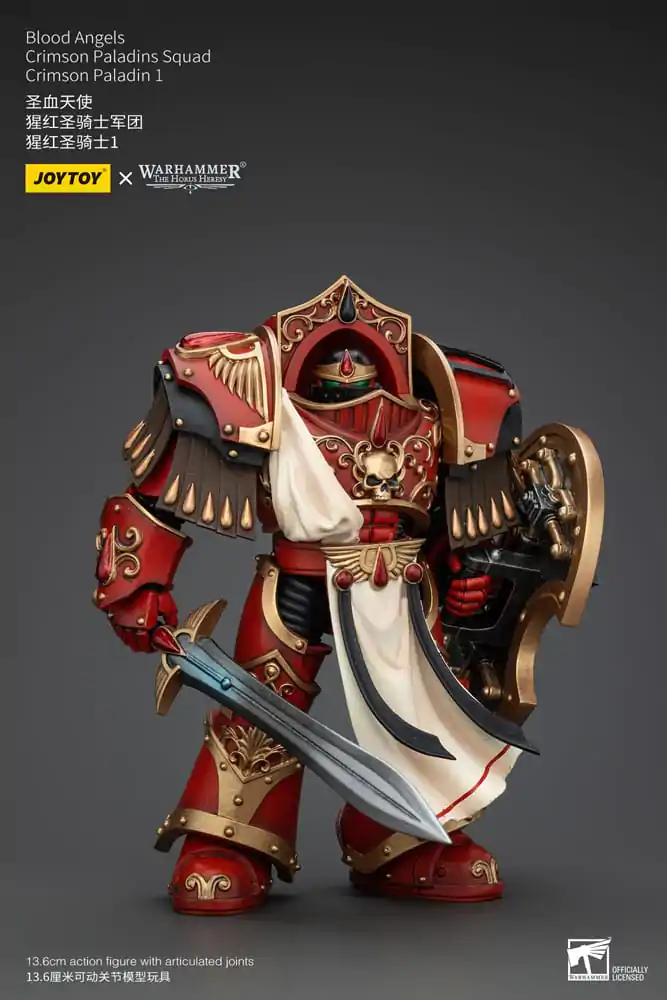 Warhammer The Horus Heresy Action Figure 1/18 Blood Angels Crimson Paladins Squad Crimson Paladin 1 14 cm termékfotó