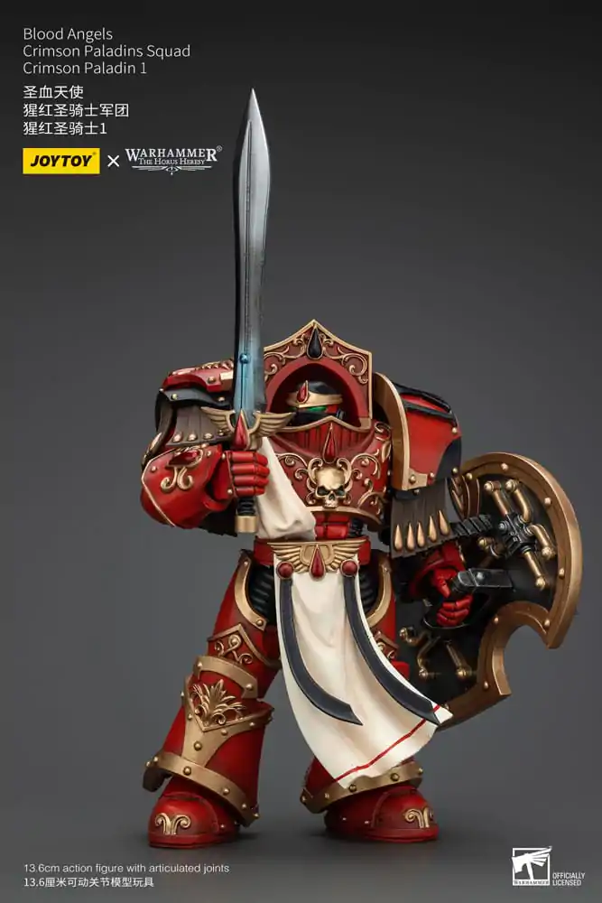 Warhammer The Horus Heresy Action Figure 1/18 Blood Angels Crimson Paladins Squad Crimson Paladin 1 14 cm termékfotó