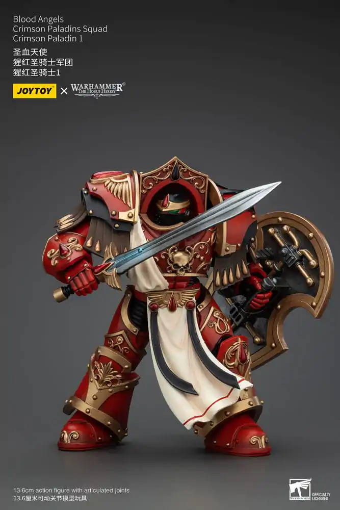 Warhammer The Horus Heresy Action Figure 1/18 Blood Angels Crimson Paladins Squad Crimson Paladin 1 14 cm termékfotó