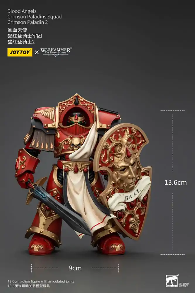 Warhammer The Horus Heresy Action Figure 1/18 Blood Angels Crimson Paladins Squad Crimson Paladin 2 14 cm termékfotó