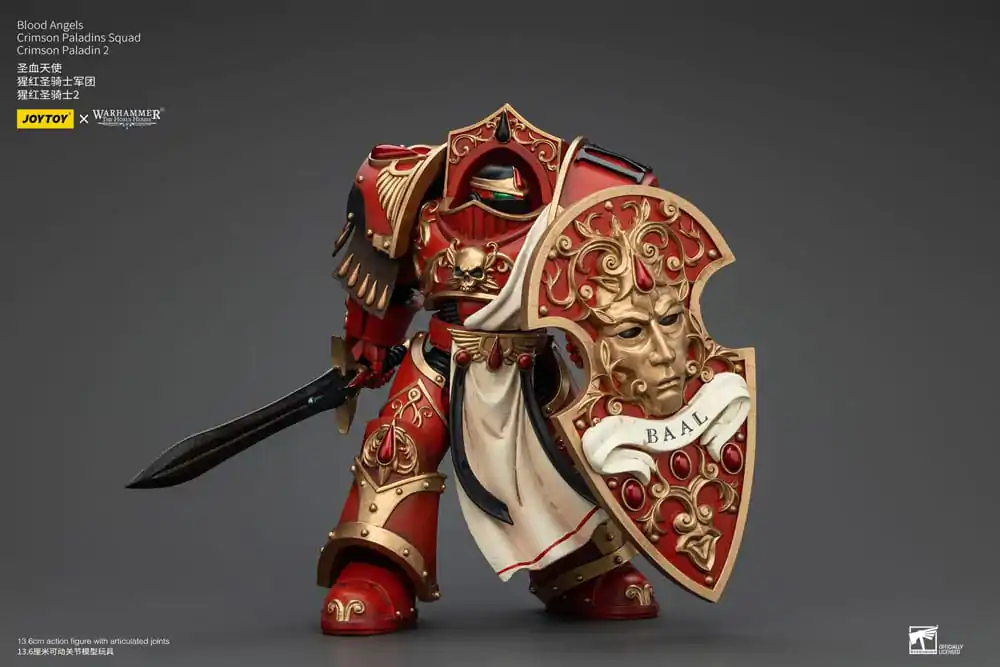 Warhammer The Horus Heresy Action Figure 1/18 Blood Angels Crimson Paladins Squad Crimson Paladin 2 14 cm termékfotó