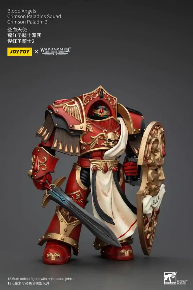 Warhammer The Horus Heresy Action Figure 1/18 Blood Angels Crimson Paladins Squad Crimson Paladin 2 14 cm termékfotó