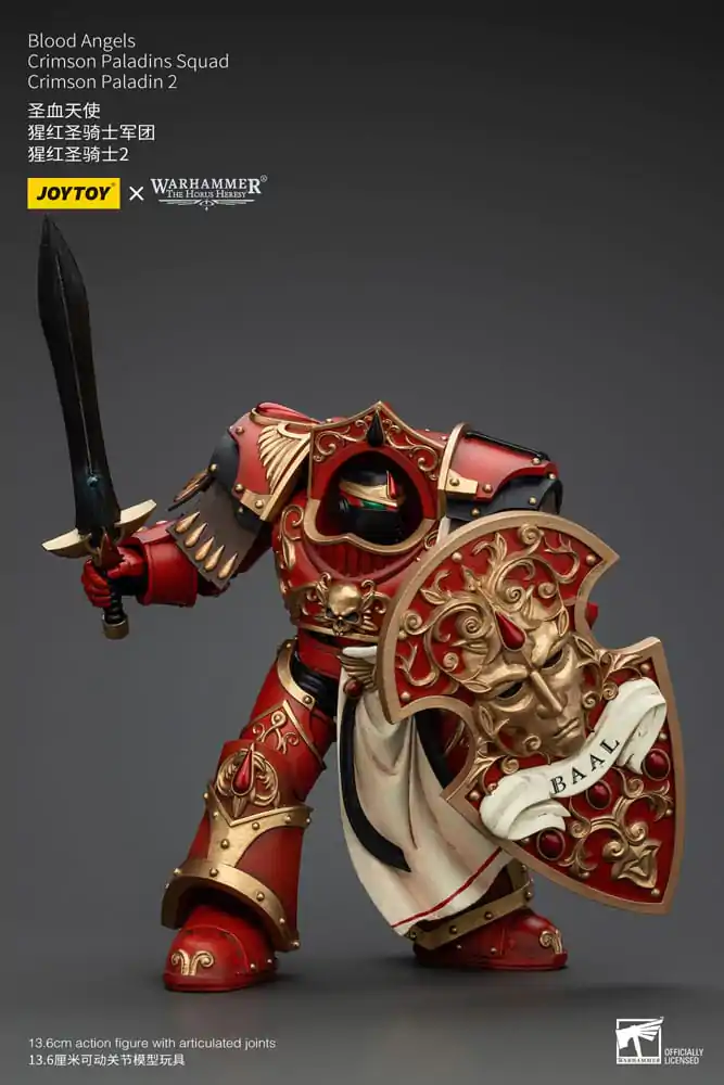 Warhammer The Horus Heresy Action Figure 1/18 Blood Angels Crimson Paladins Squad Crimson Paladin 2 14 cm termékfotó