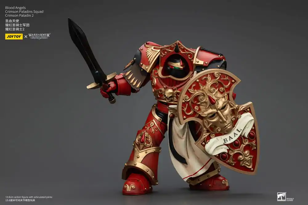 Warhammer The Horus Heresy Action Figure 1/18 Blood Angels Crimson Paladins Squad Crimson Paladin 2 14 cm termékfotó