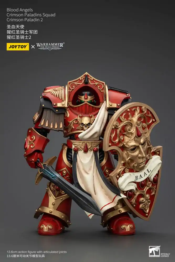 Warhammer The Horus Heresy Action Figure 1/18 Blood Angels Crimson Paladins Squad Crimson Paladin 2 14 cm termékfotó