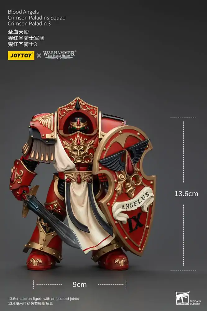 Warhammer The Horus Heresy Action Figure 1/18 Blood Angels Crimson Paladins Squad Crimson Paladin 3 14 cm termékfotó