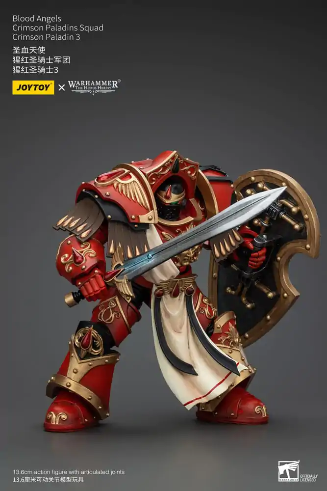 Warhammer The Horus Heresy Action Figure 1/18 Blood Angels Crimson Paladins Squad Crimson Paladin 3 14 cm termékfotó