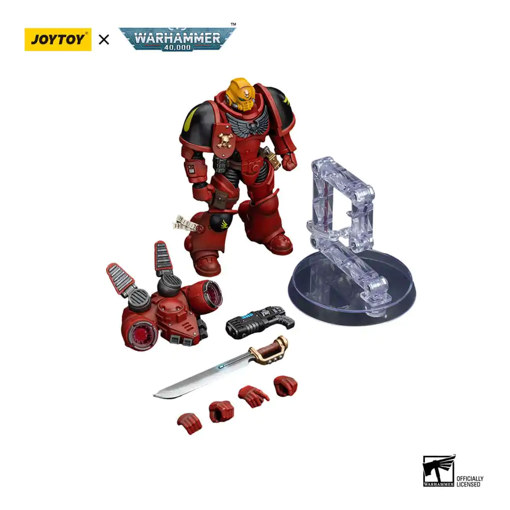 Warhammer The Horus Heresy Action Figure 1/18 Blood Angels Jump Pack Intercessors Sergeant With Plasma Pistol 12 cm termékfotó