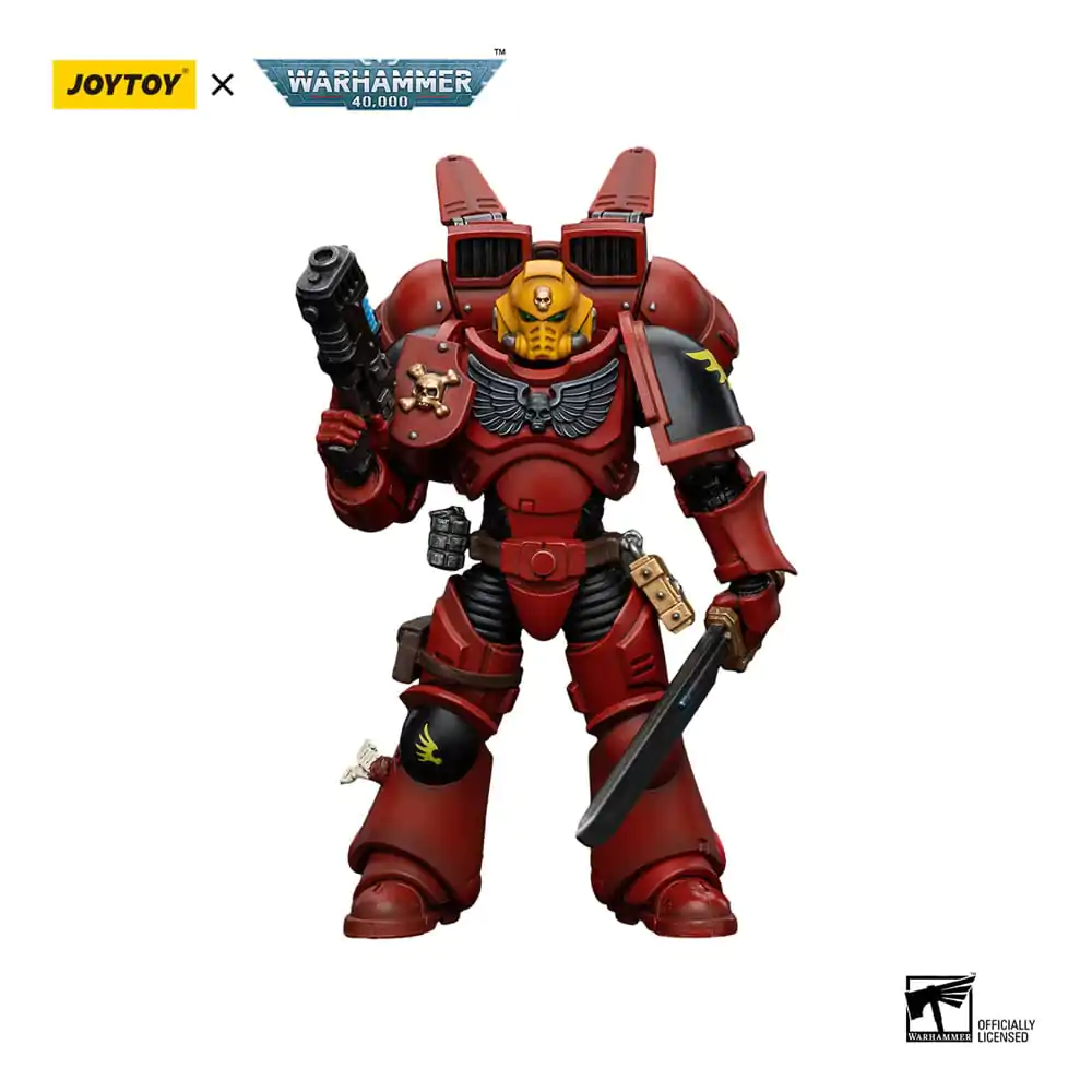 Warhammer The Horus Heresy Action Figure 1/18 Blood Angels Jump Pack Intercessors Sergeant With Plasma Pistol 12 cm termékfotó