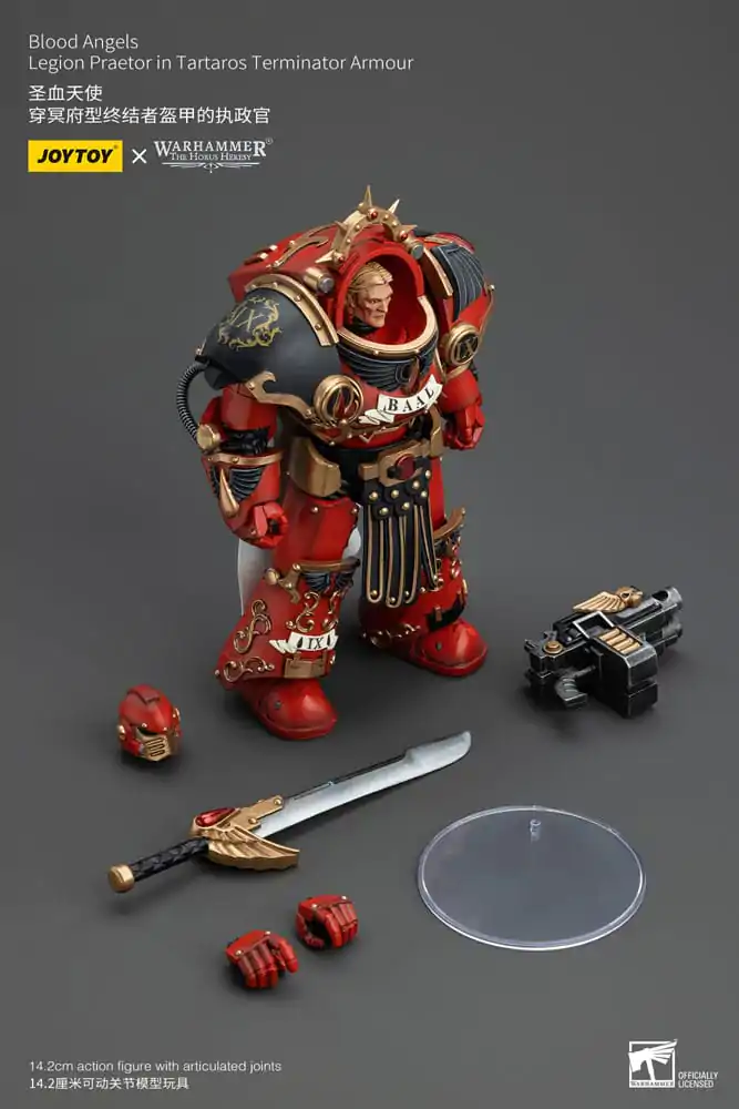 Warhammer The Horus Heresy Action Figure 1/18 Blood Angels Legion Praetor in Tartaros Terminator Armour 14 cm termékfotó