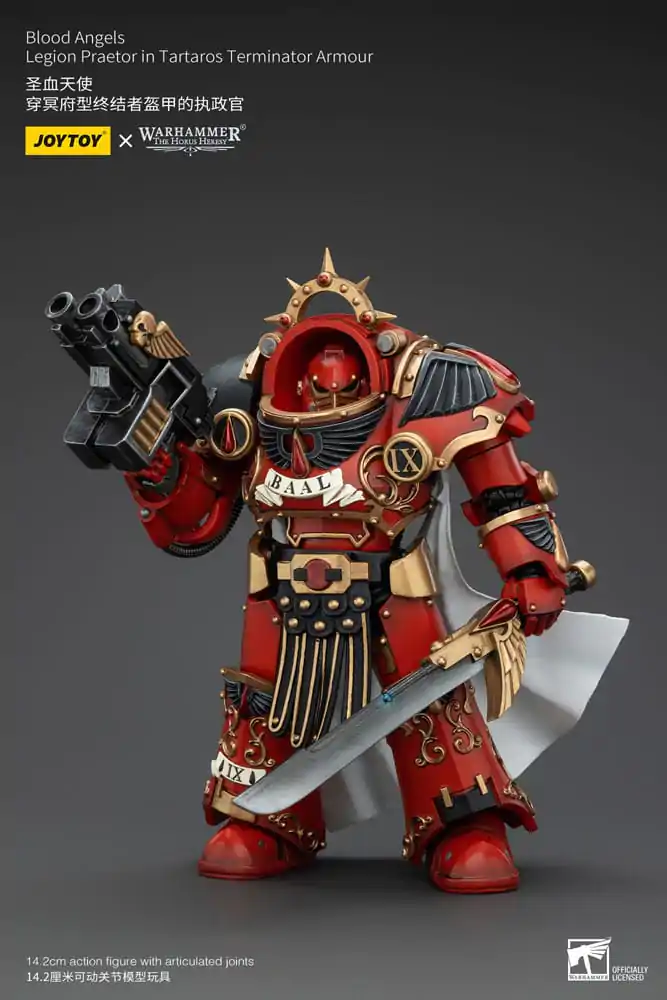 Warhammer The Horus Heresy Action Figure 1/18 Blood Angels Legion Praetor in Tartaros Terminator Armour 14 cm termékfotó