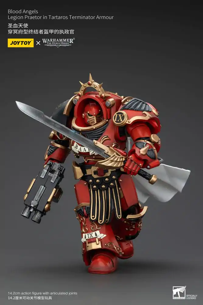 Warhammer The Horus Heresy Action Figure 1/18 Blood Angels Legion Praetor in Tartaros Terminator Armour 14 cm termékfotó