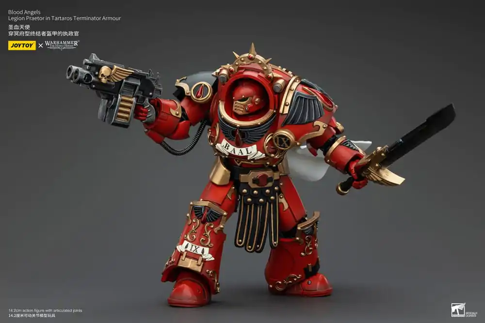 Warhammer The Horus Heresy Action Figure 1/18 Blood Angels Legion Praetor in Tartaros Terminator Armour 14 cm termékfotó