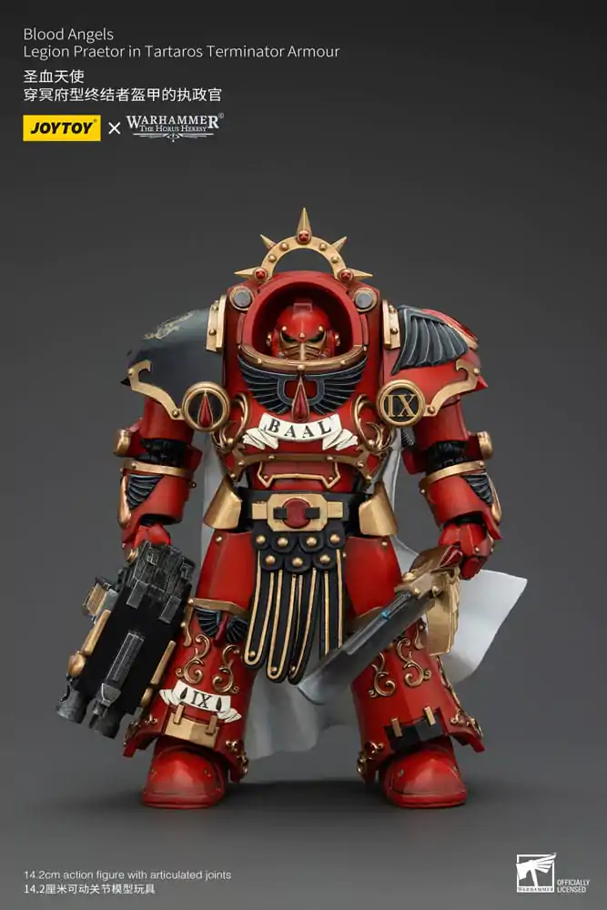 Warhammer The Horus Heresy Action Figure 1/18 Blood Angels Legion Praetor in Tartaros Terminator Armour 14 cm termékfotó