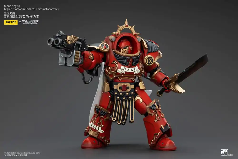 Warhammer The Horus Heresy Action Figure 1/18 Blood Angels Legion Praetor in Tartaros Terminator Armour 14 cm termékfotó