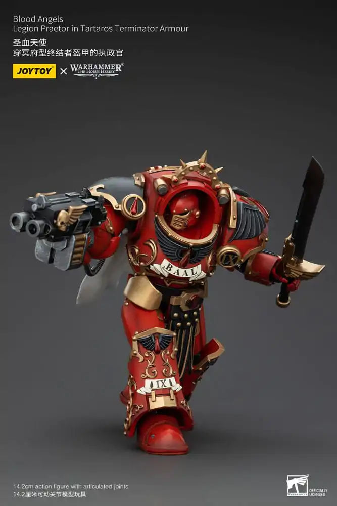 Warhammer The Horus Heresy Action Figure 1/18 Blood Angels Legion Praetor in Tartaros Terminator Armour 14 cm termékfotó